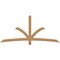 Ekena Millwork Davenport Timber Gable Bracket, Western Red Cedar, 84"W x 38"H x 3 1/2"D x 3 1/2"F, 11/12 Pitch GBW084X38X0404DAV00SWR - alternate 1